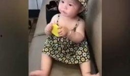 小孩吃挂藤瓜视频播放,视频播放引网友热议